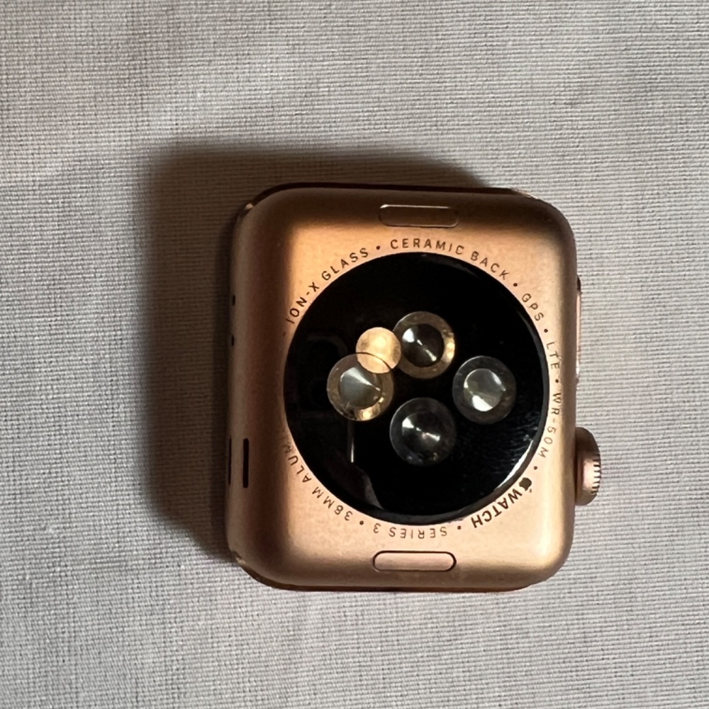 Apple Watch Series 3 38mm Rose Gold For Parts Only